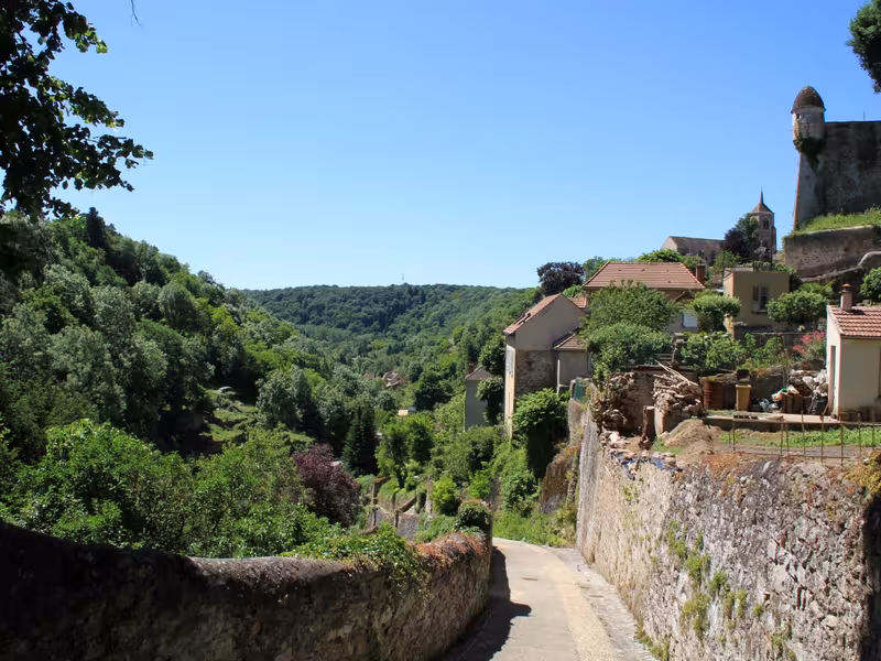 Panorama sur le Morvan à Avallon