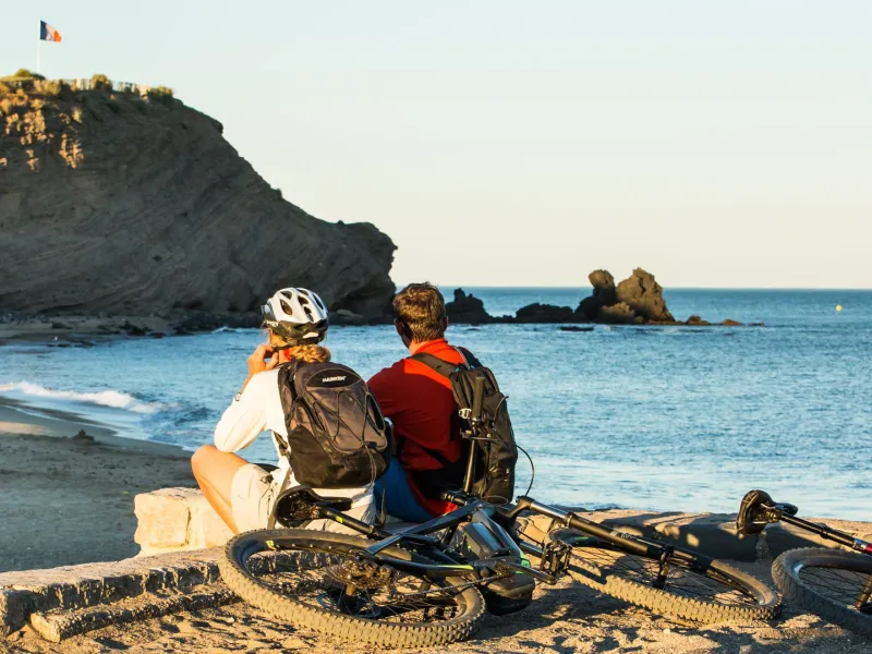 Arrivée à la mer au Cap d'Agde