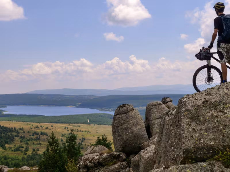 VTT au sommet du truc de fortunio