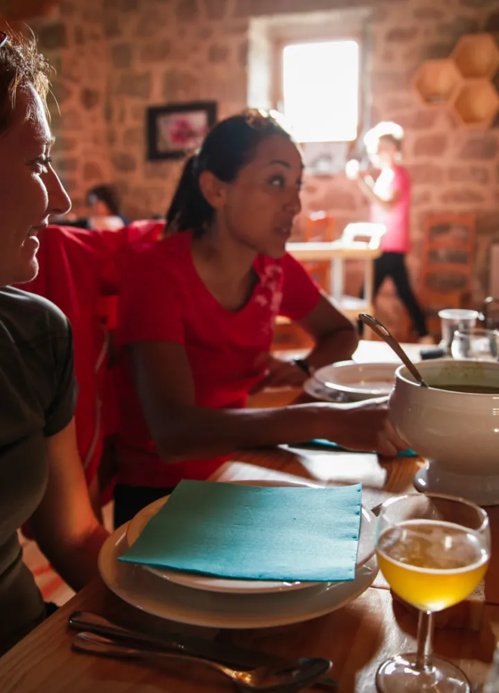 Repas au Domaine du Sauvage