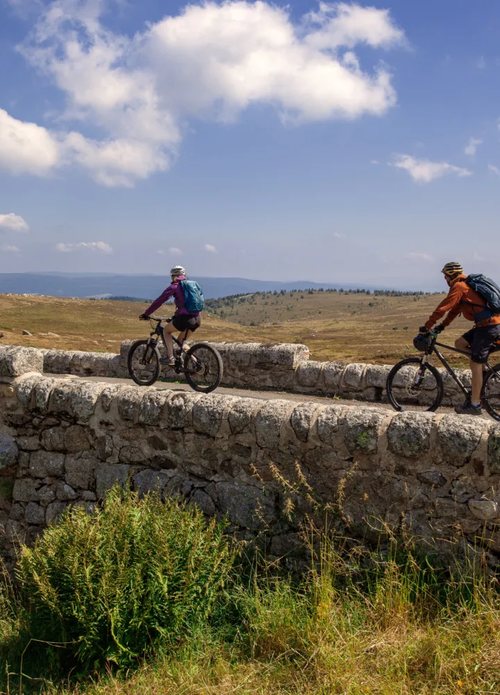 La GTMC à VTT sur les causses en Lozère