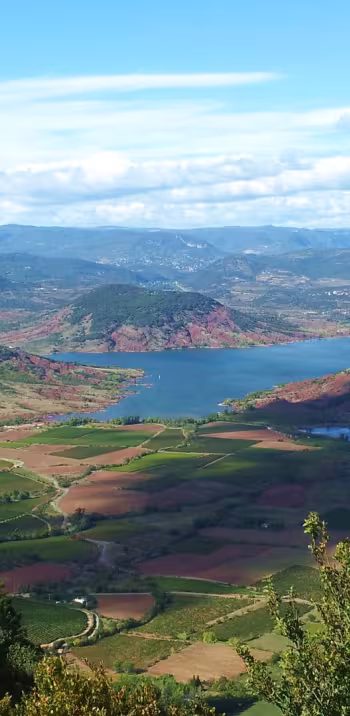 Le lac de Salagou depuis Liausson