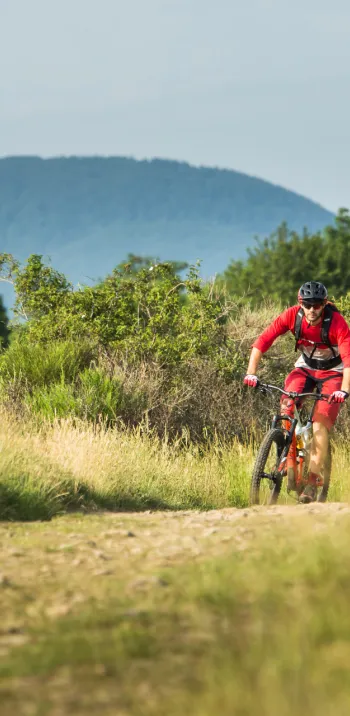 VTT dans la chaîne des Puys
