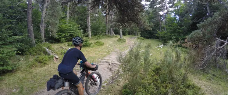 Domaine du Sauvage à VTT