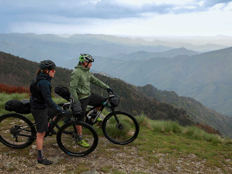 Vue au Mont Aigoual - La GTMC VTT