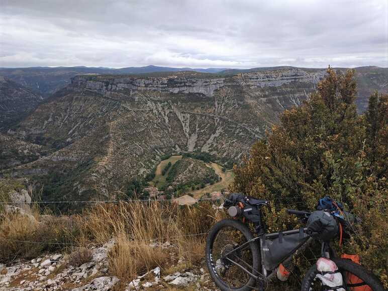 Cirque de Navacelles à VTT